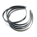 10 Pieces White Black Plastic Frame Dual Row Teeth Hair Hoop Head Band for