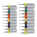 20pcs PCB Drill Bits Kit Mini Tungsten Steel Carbide Drill Bit Set For Metal