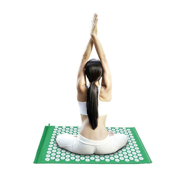 Acupuncture Massager Cushion Relieve Back Pain Spike Yoga Exercise Relax Mat Pad