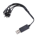5-in-1 USB Data Lines Micro USB Multi-Function Charging Cable for Android