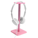 Headphone Holder Earphone Headset Display Stand Bracket Universal (Pink)