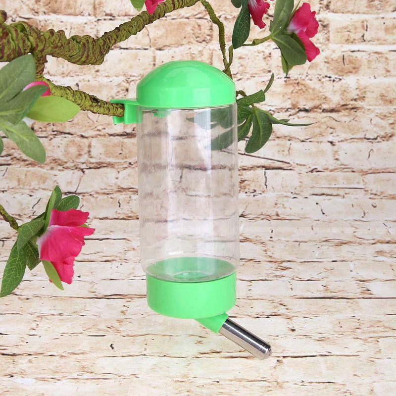 Portable Travel Pet Drinking Bottle Automatic Slow Water Dispenser(Green)