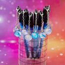 Luminous twelve constellations Glass Ball Starry Sky Writing Gel Pen 0.3 OZ