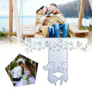 DIY Paper Cutting Scrapbooking Embossing Album Dies Craft On Swing Couple F1G2