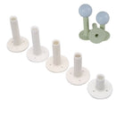 5pcs/set White Golf Rubber Tee 5 Different Size Tees Holders Rubber THT FT