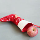 Christmas deer pattern stockings socks tree hanging home fireplace stove deco SE