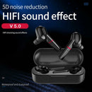VV1 TWS Wireless Bluetooth 5.0 Earphones Touch Earbuds Ear Hook Headphones A