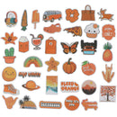 50X Orange Stickers Skateboard Laptop Luggage Guitar Bike Car Bomb Decals OZ