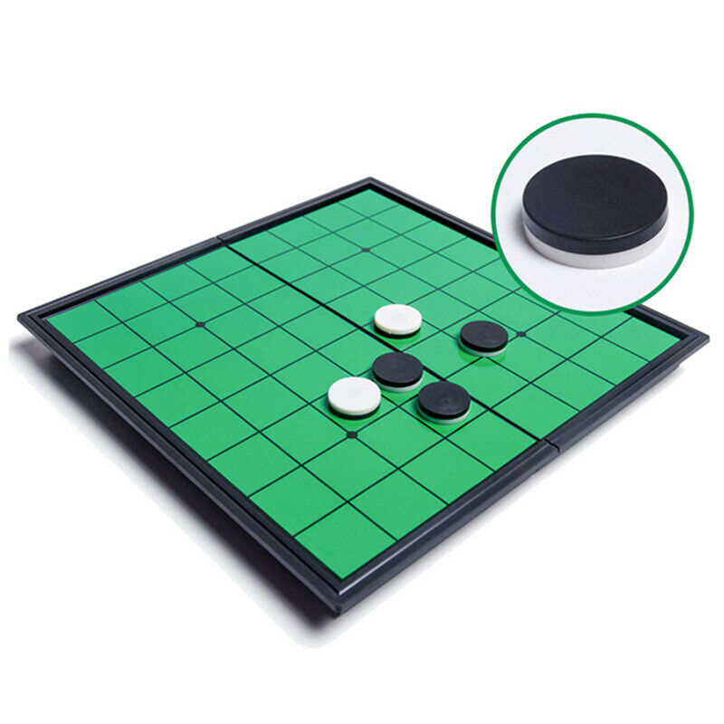 Magnetic Portable Folding Reversi Othello Board Chess Standard Educational  P4H6