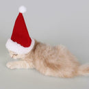 2pcs Pet Cat Dog Santa Hat Scarf Christmas Xmas Red Holiday Costume