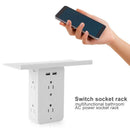 Multi-functional Conversion Socket Power Outlet Light Switch Plug Socket Holder