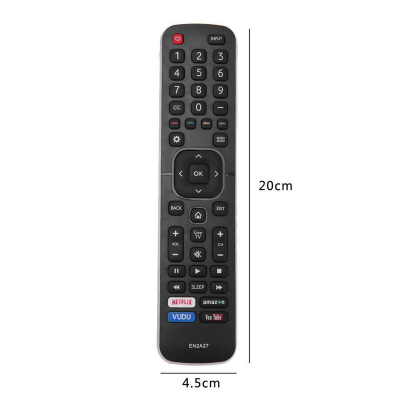 EN2A27 Remote Control Replacement for Hisense TV RC3394402/01 3139 238 29621