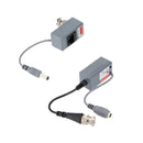 1 Pair Coax BNC Video DC Power RCA Audio Balun Transceiver to CAT5e 6