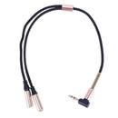 3.5mm Audio Stereo Y Splitter Cable 3.5mm Male to 2 Port 3.5mm Female for E L4E9