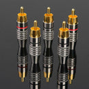 10pcs RCA Soldering Connector Audio Video Plug DIY RCA Speaker Adapter Plug