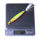 7Pcs Sinking Lead Fishing Lures Set Metal Jigs Hook Fishing Tackle Equipmen