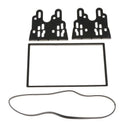 Double Ingot Audio Refit Frame DVD Navigation Refit Panel Bracket for Volvo