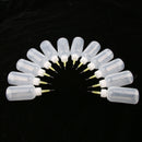 12 x 50ml Glue Oil Applicator Bottle Clear Precision Tip Quilling Bottles