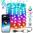 Bluetooth Light String Copper Wire USB Christmas Decorations