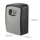 1X(Key Box 4-Digit Adjustable Combination Password Key Box Premium Security