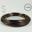 Anodized Aluminum Bonsai Training Wire 5-Size Starter Set-1.0mm,1.5mm,2.0mm