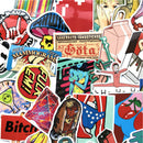 No Repeat Mixing Stickers Doodle Travel DIY Stickers On Car Motorcycle Luggage