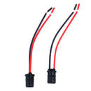 2x W5W T10 Rubber Glass Base Parking Light Socket for Car LED Bulb Holder OZ