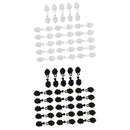40 Pair Chinese Frog Closure Flower Button Fastener DIY Sewing for Cheongsam
