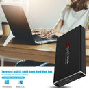 Type C to mSATA Mobile Box Adapter USB 3.1 SSD Solid State Drive Enclosure