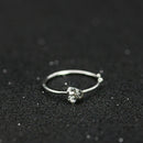 1Pc Surgical Steel Nose Ring Rhinestone Bone Stud Body Piercing Jewelry Deluxe