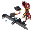 1Pc 3 Channels PC Cooler Cooling Fan Speed Controller for CPU Case HDD VGA F Ew
