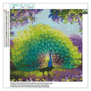 5D DIY Full Drill Diamond Painting Peafowl Animal Cross Stitch Embroidery