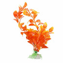 Orange Artificial Plant Plastic Aquarium Decoration D2C9