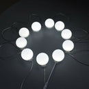 USB Makeup Mirror LED Light 10 Bulbs Lighted Dimmable Lamp Beauty Christmas Gift