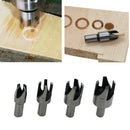 1 Lot 16Pcs Wood Plug Cutter Cutting Dowel Maker Tool Carpentry Straight &