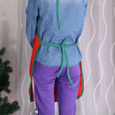2Pcs Christmas Decoration Gifts Non-Woven Christmas Apron Cartoon Santa Cla