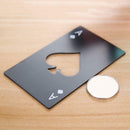 Poker Card Beer Bottle Opener Personalized Stainless Steel Bottle Opener Bar Kit