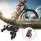 Bicycle Phone Holder Aluminum Motorcycle Handlebar Support Stand (Black)