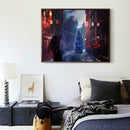 5D DIY Full Drill Diamond Painting Lighting Street Cross Stitch Embroidery