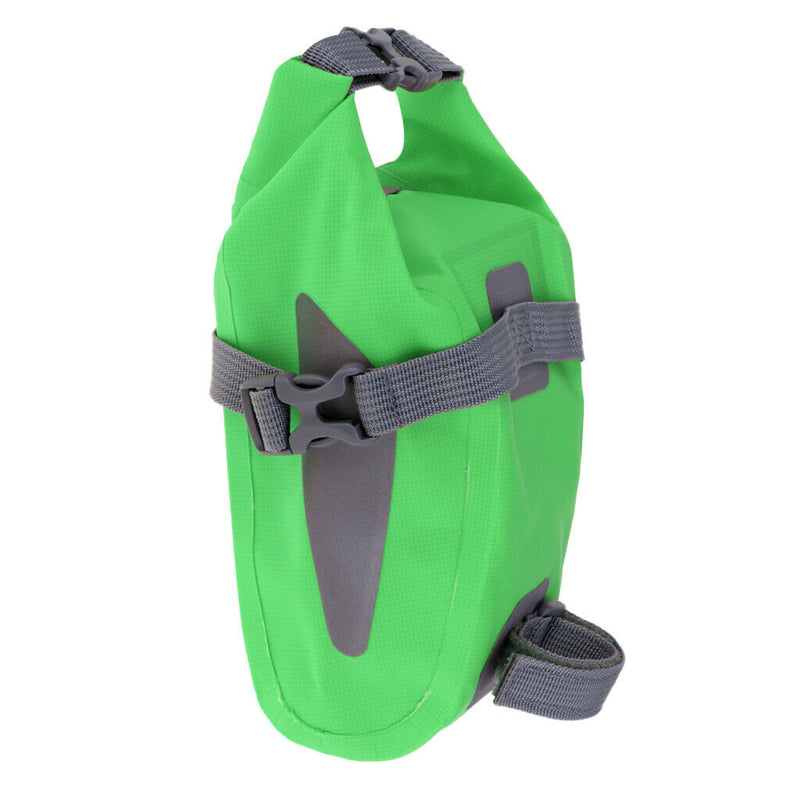Bike Bicycle Saddle Bag Storage Cycle Seat Pouch Rear Tail Tool Bag Green