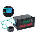 Amp Volt Power Meter Digital LED Multimeter AC 80-300V 0-100A Test Meter &CT