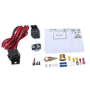 Electric Fan Wiring Install Kit Complete Thermostat 50 Amp Relay 185 Degree D9W4