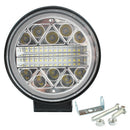 102W Round LED Strobe Work Lamp Offroad Car SUV Tractor Driving Fog Light