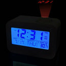 Digital Clock Electronic Lcd Projector Alarm Clock Time Temperature Digital