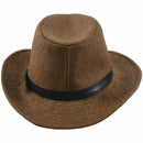Summer Men Hat Straw Hat Cowboy Hat Fashion WESTERN COWBOY Cavalry Hatband