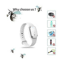 Intelligent Mosquito Bug Repellent Wristband Pest Control Bracelet (White) A