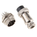 GX16 7 Pins Metal Waterproof Aviation Connector Plug & Socket