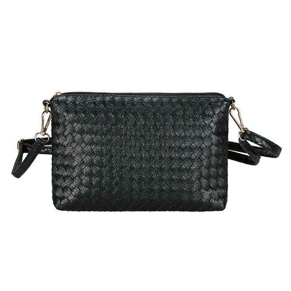 New 3pcs Autumn Women Handbag Shoulder Bag Set Female Woven Messenger Bag A#S