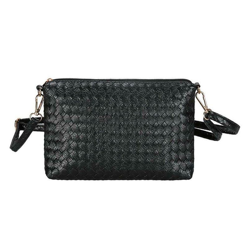 New 3pcs Autumn Women Handbag Shoulder Bag Set Female Woven Messenger Bag A