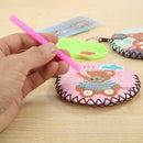2pcs DIY Full Drill Diamond Painting Cute Bear Leather Wallet Bag Pendants